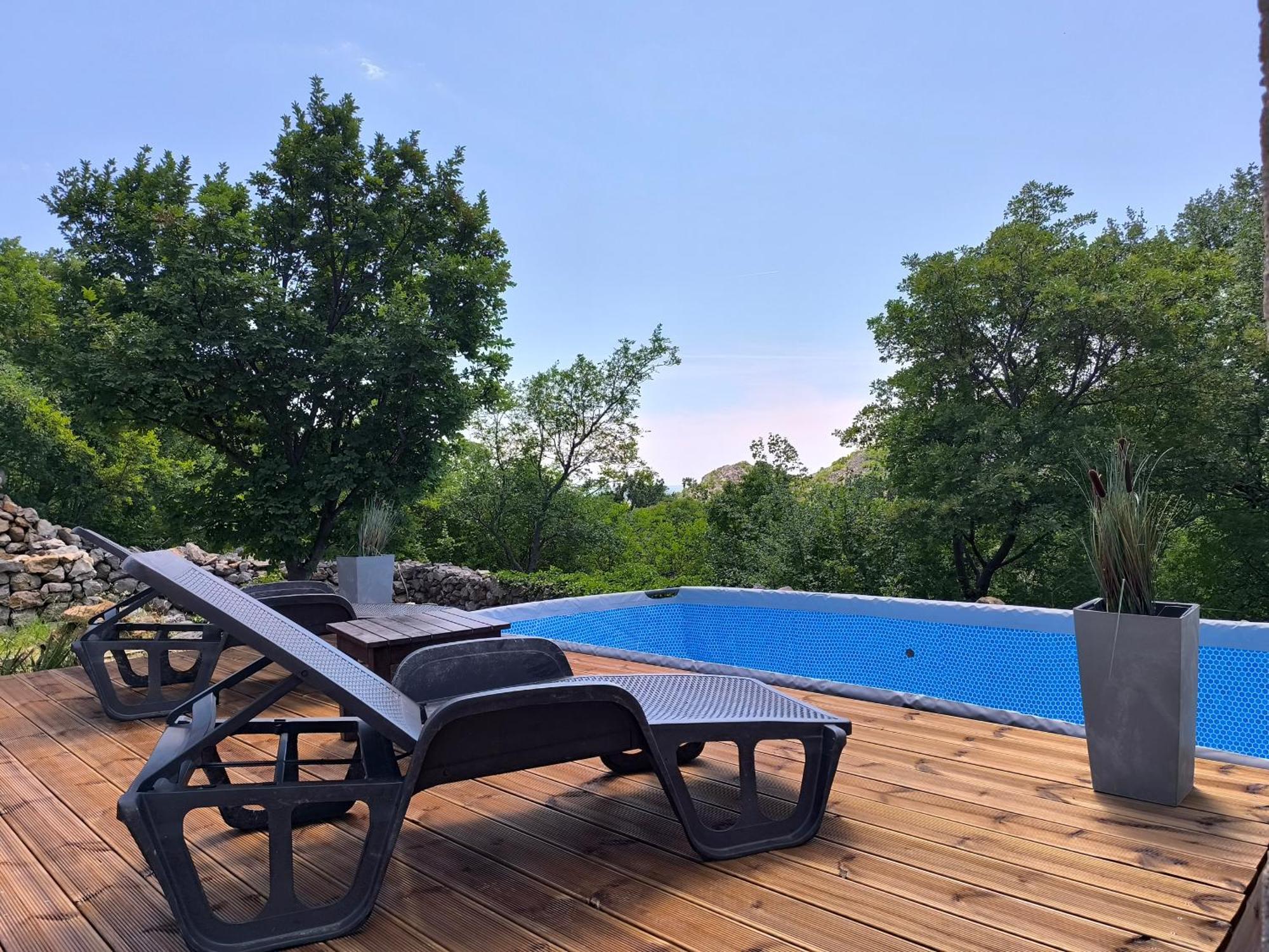 Holiday Home Lucija "" Private House With Pool "" Jablanac Exterior photo